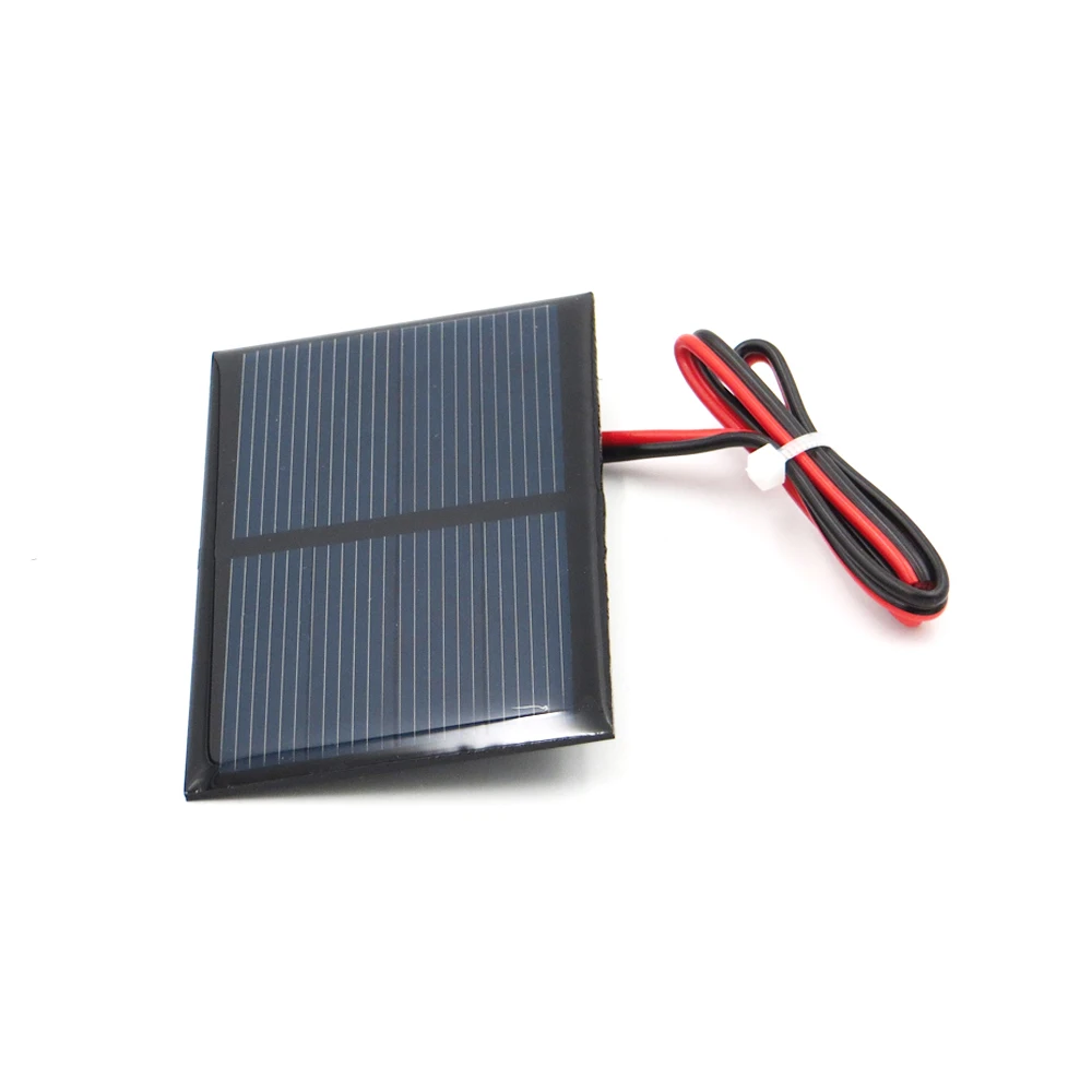 2 в 300 мА с 30 см удлинительная Проводная солнечная панель поликристаллического кремния DIY зарядное устройство маленькая мини солнечная батарея кабель игрушка 2 в вольт