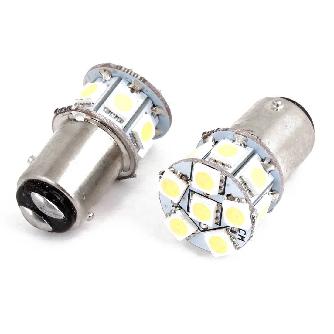 2x1157 P21/5 Вт Белый 5050 SMD 13 светодио дный автомобиля резервную лампа для автомобильных