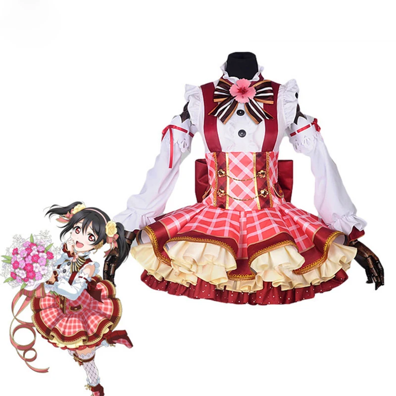 Love Live! Flower Bouquet Nico Yazawa Awakening Dress Cosplay Costume