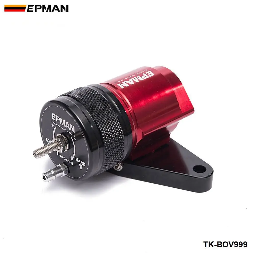 EPMAN Автомобильный спортивный интеркулер, рециркуляционный предохранительный клапан BOV Kit, красный и черный для Subaru STi 01-15 Turbo/интеркулер TK-BOV999