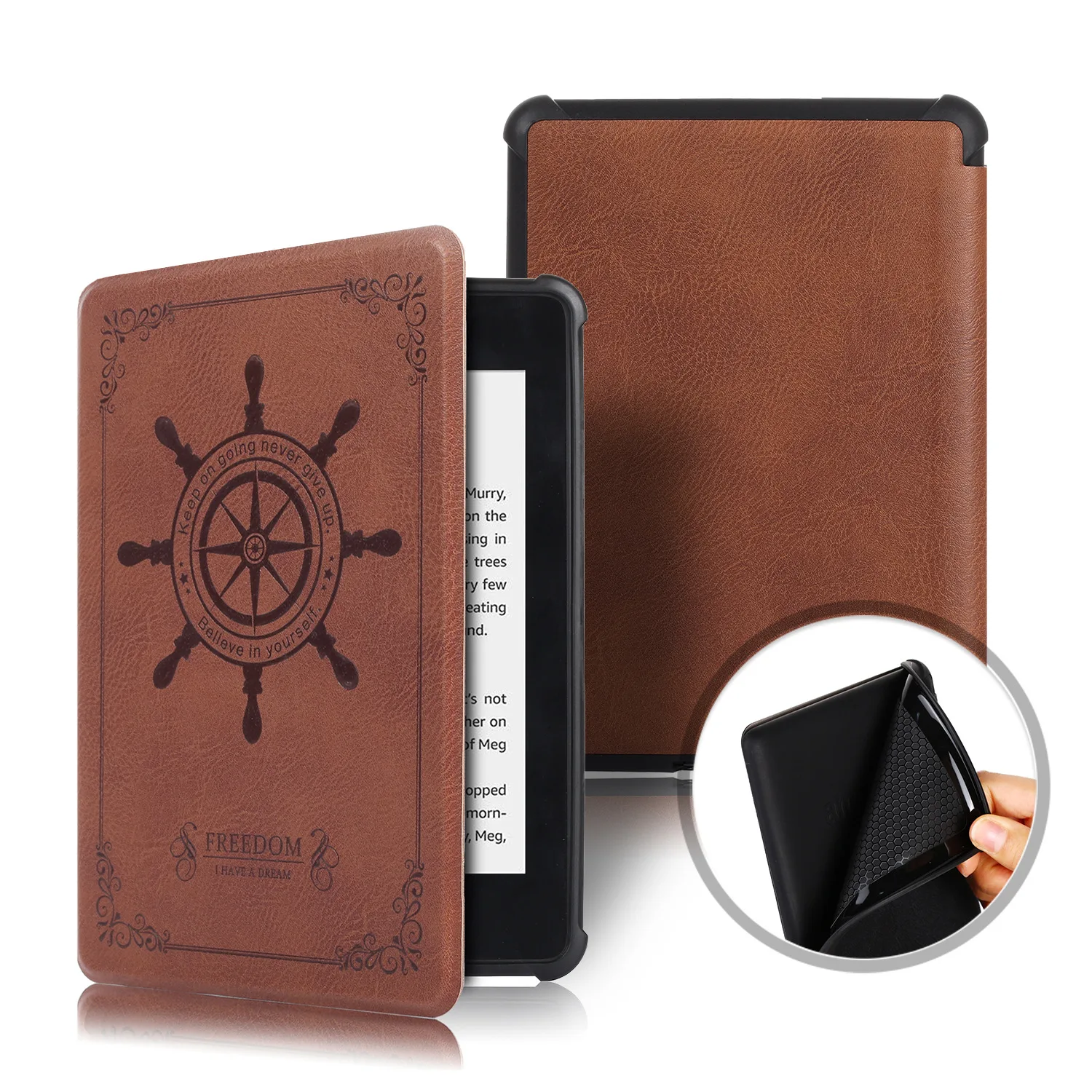 

PU+TPU Shockproof Protective Protect Case Folding Folio Smart Cover Case for Amazon Kindle Paperwhite4 2018 Paperwhite 4