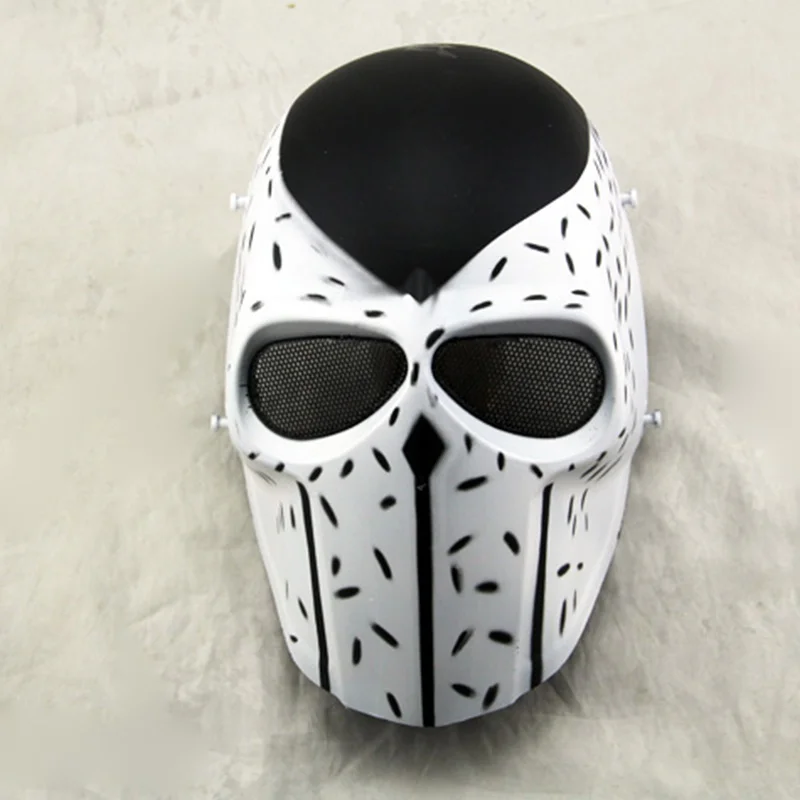 ZJZ01 армейская маска с двумя черепами, военная страйкбольная тактическая защитная маска для всего лица, Пейнтбольная CS Wargame, Охотничья маска на Хэллоуин, Вечерние Маски