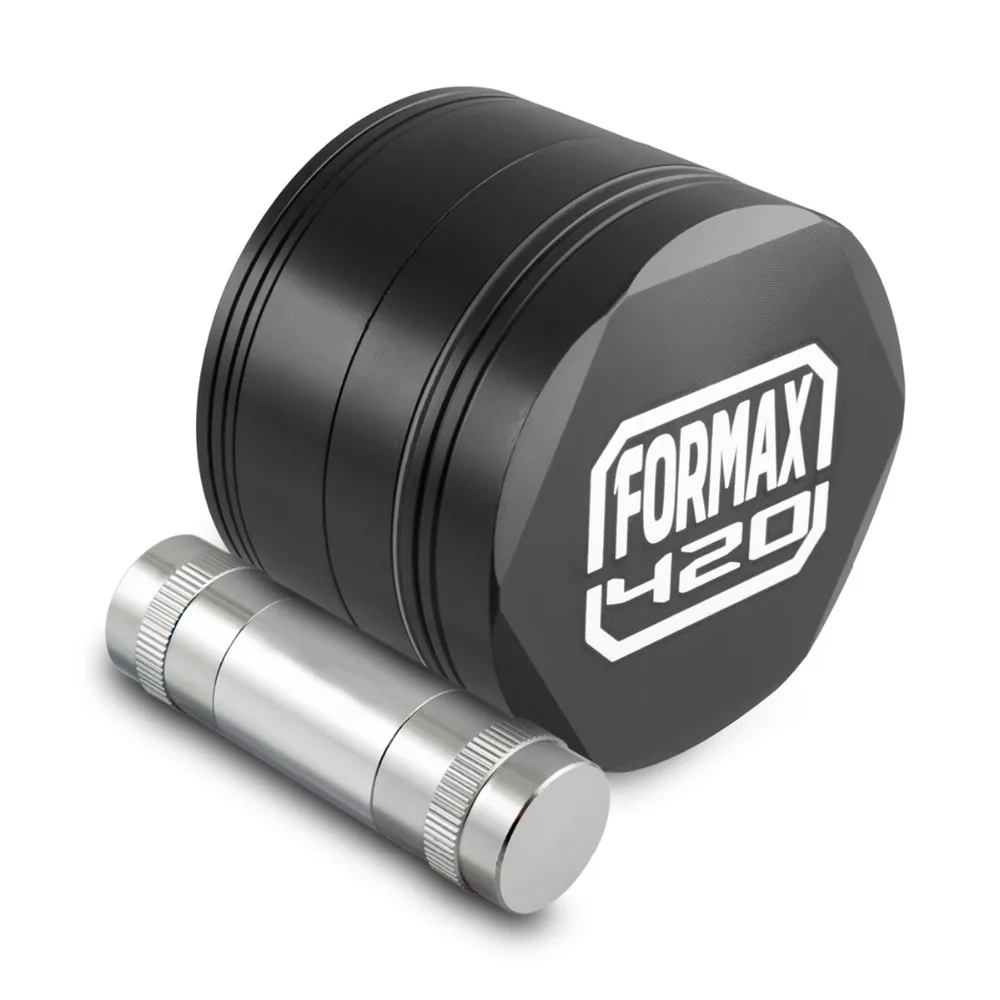 Черная металлическая Шестигранная травяная мельница Formax420 62 мм с ЧПУ 4 шт.