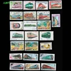 50 PCS/lot All Different Diesel Electric Trains Topic Postage Stamps With Post Mark For Collection ► Photo 3/3