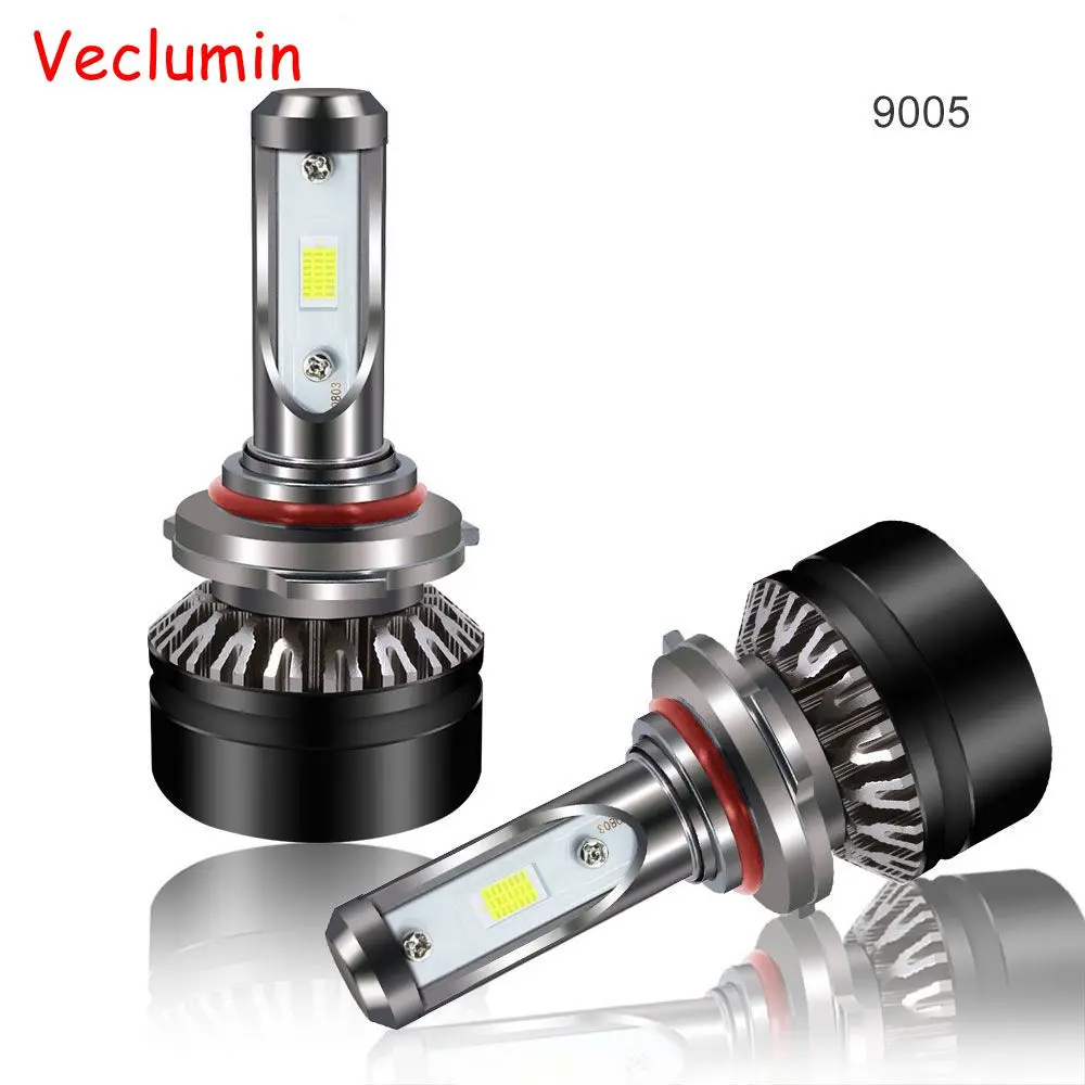 

D6 Pair H4 H7 H11 H1 H3 9005 9006 D6 Car LED Headlight Bulbs Hi/Lo Beam 6500K Auto Headlamp Fog Light Bulb DC12v 24v