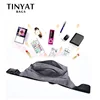 TINYAT Men Male Waist Bag Pack Grey Casual Functional belt bag Large Belt Pouch Phone Money Belt bag Fanny Travel Hip ► Photo 2/6