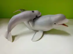 ПВХ моделирование фигурок морской жизни игрушка животное белый КИТ 2 шт./компл. компл