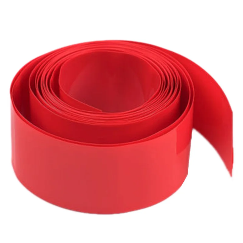 

JFBL 2M 29.5MM PVC Heat Shrink Tubing Wrap For Li-ion 18650 18500 Battery red