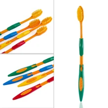 4 шт. Горячая угольная зубная щетка из волокна удобный персональный уход бамбуковая зубная щетка из древесного угля унисекс для путешествий на открытом воздухе