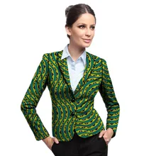 Buy African fashion women blazers slim fit elegant dashiki clothes for ladies blazer coat business style suit jacket Africa clothing Free Shipping