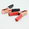 2Pcs 50A Red + Black 80mm Crocodile Car  Van Battery Test Lead Clips Alligator Clips Electrical Jumper Wire Cable Clamp ► Photo 2/3