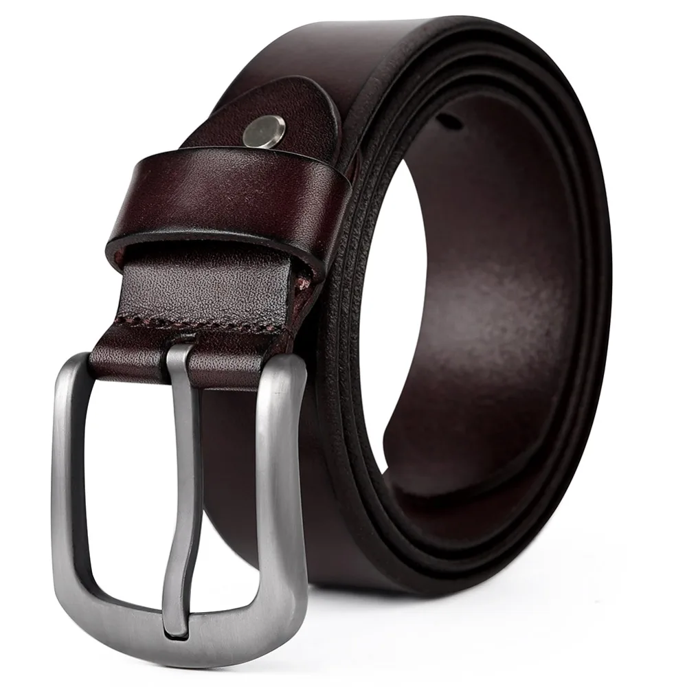 Teemzone Famous Brand Men&#39;s Belt Top Quality Genuine Luxury Leather Belts for Men Strap Male ...