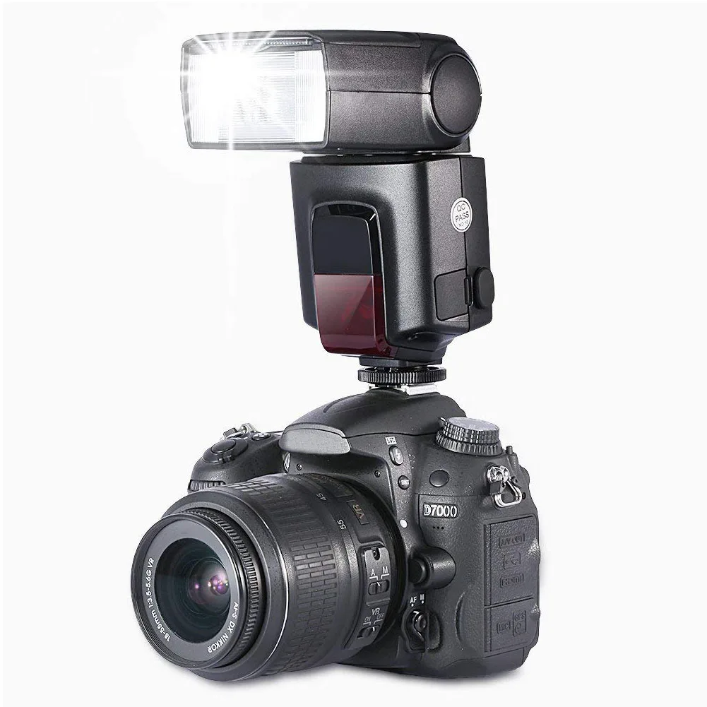 

Universal Led Energy Saving Portable Speedlite Ultra Small Professional L Rotatable External Camera Light LCD Display Flash