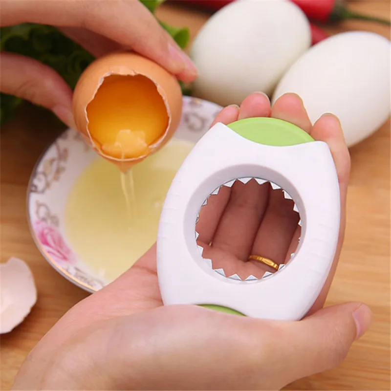 Boiled Egg Slicer Shell Topper Egg Cutter Snipper Opener Kitchen Gadget Home Egg Tool PC872505