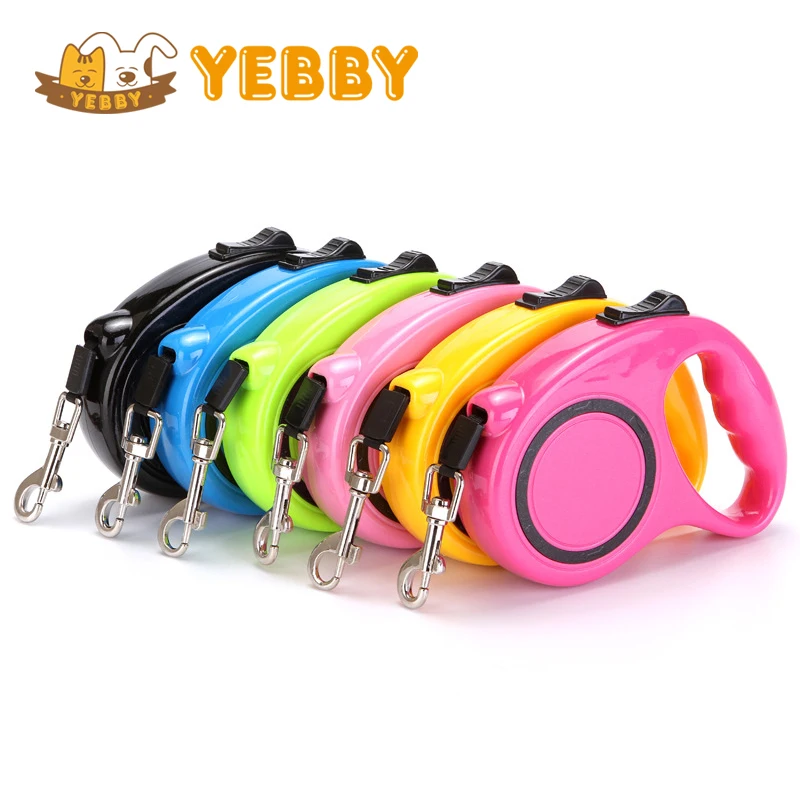 Dog Retractable Leashes Automatic Leads Extending Chain Belt Safety