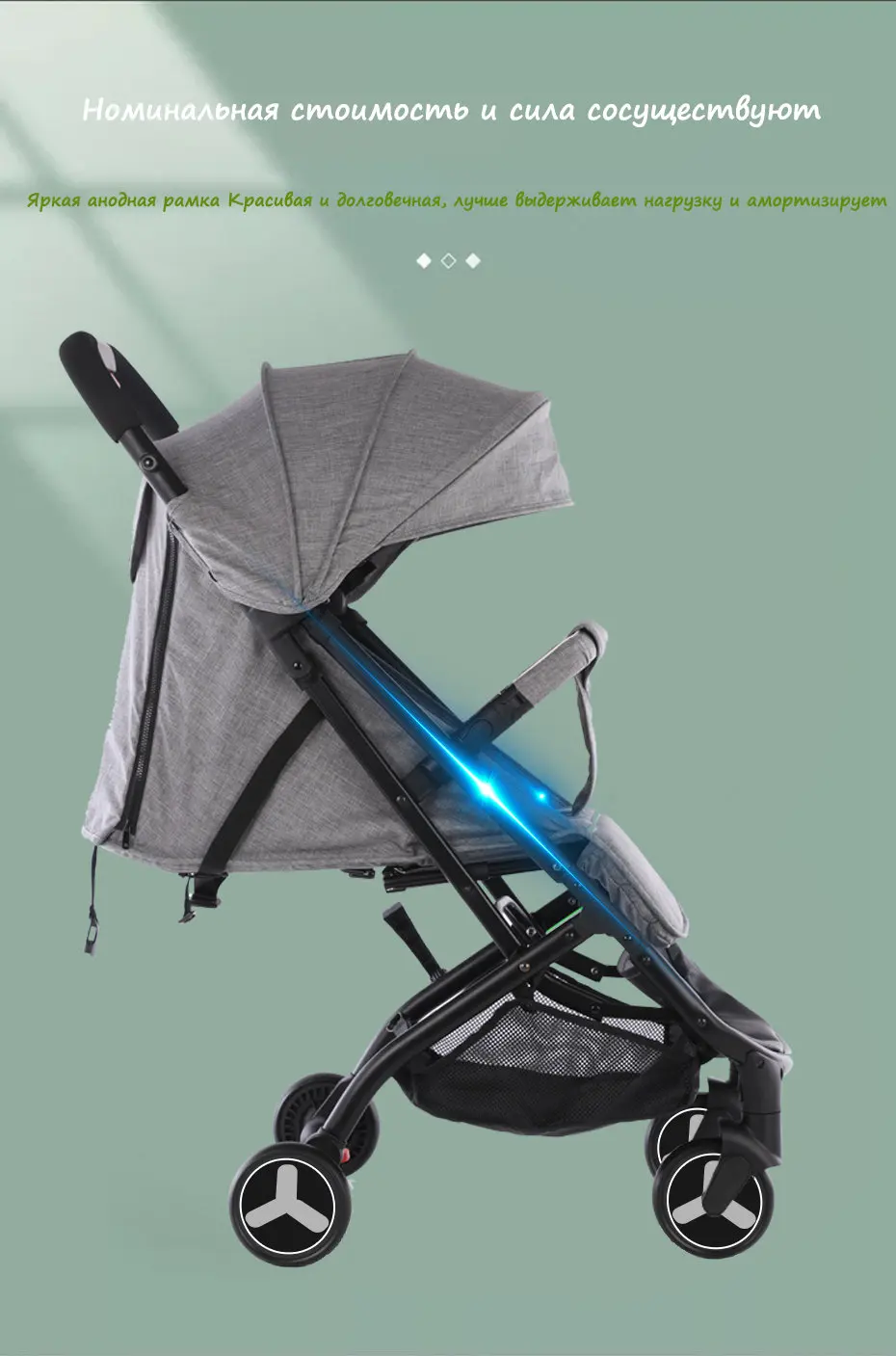 Baby stroller can sit and lay super light portable simple folding child baby pocket umbrella cart child stroller