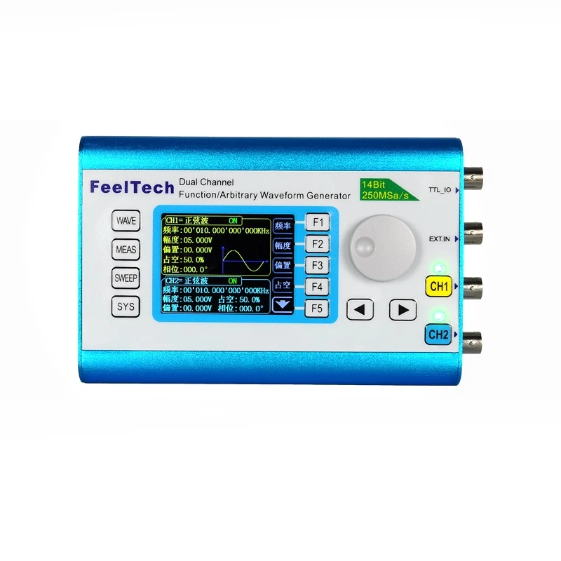 

FY2300H Full Programmable 60M Dual Channel DDS Function Arbitrary Waveform Signal Generator Signal Source Frequency Meter