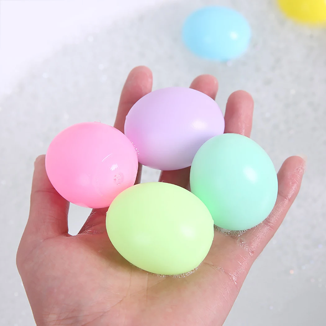 Набор игрушек для ванны реалистичные Смешные пищалка яйцо игрушка для ванной ролевые игры игрушки для детей