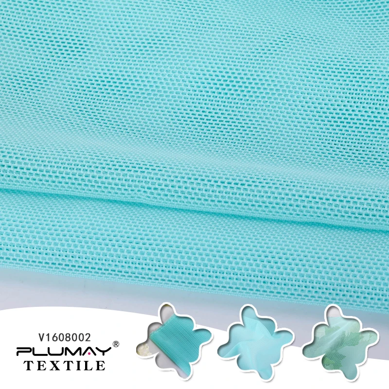 

Width 155*55cm Nylon Spandex 4 way stretch high elastic hexagonal 40D power mesh fabric