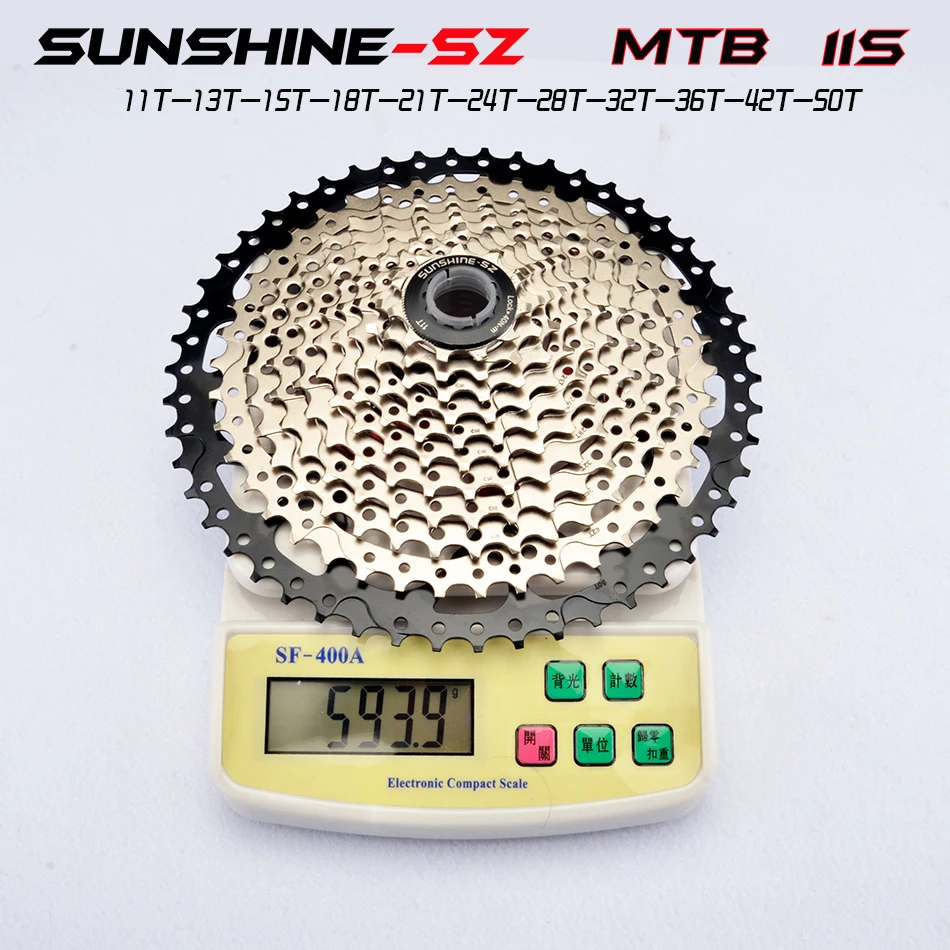 SUNSHINE 8S 9S 10s 11S 30s Geschwindigkeit 36/42/46/50t Freilauf Breite Verhaltnis горный велосипед Fahrrad Schwungrad