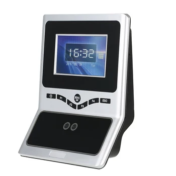 

Face & Password Attendance Machine Employee Checking-in Payroll Recorder TCP/IP 4.3inch HVGA Screen DC 12V Time Attendance Clock