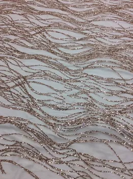 

High Quality African Lace Fabric glitter French Lace Tulle CiCi-4208 Nigerian Lace Fabric