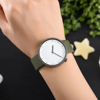 

2018 New Men Watches Women Casual Sports Clock Wrist Watch Mens Relogio Feminino Unisex PU Leather Quartz Watch Relojes