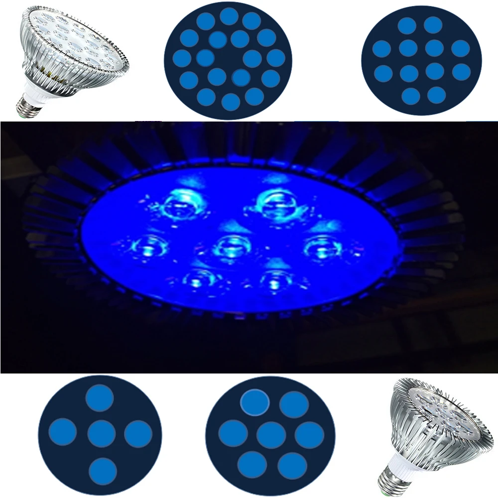 Buy 54W PAR38 LED Coral Reefs Fishes Tank Aquarium