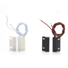 10 шт. MC-38 проводной датчик окна двери магнитный переключатель для системы сигнализации дома, когда датчик вместе, нормально закрытый NC