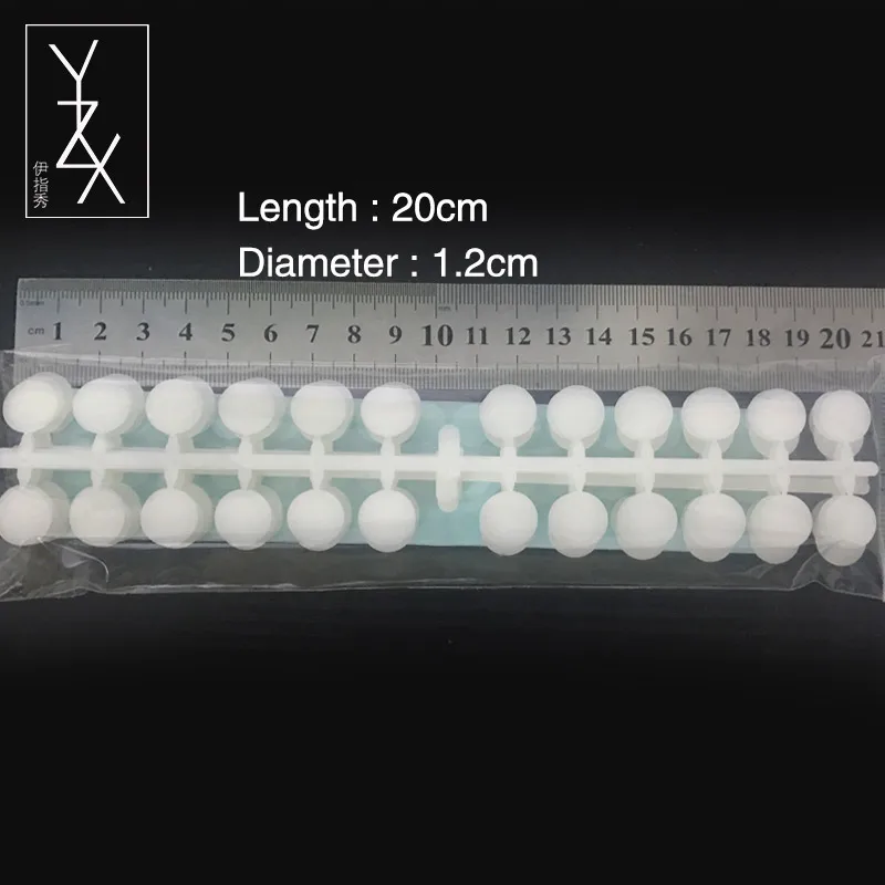 YZX 5 шт., двухсторонний клей, натуральный цвет, 24 кончика для ногтей, этикетка, наклейка, полка для дисплея, цветная Палитра для инструментов, плоская палитра для гель-лака