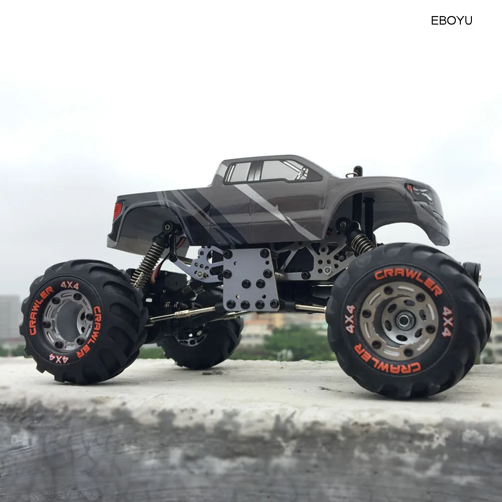 EBOYU 2098B 1:24 2,4 GHz 4WD 4WS Devastator Rock RC Crawler RTR с двойным сервоприводом внедорожный Радиоуправляемый автомобиль RTR-случайный цвет