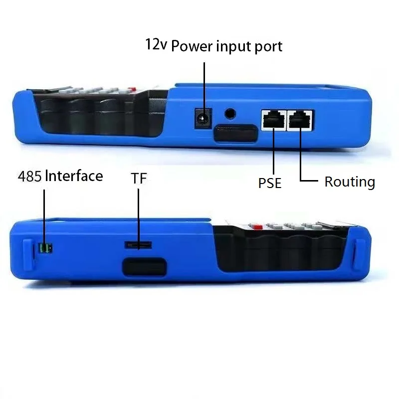 Android Системы 4 3 ''HD сенсорный экран 5 в 1 CCTV тестер для IPC/AHD/TVI/CVI/CVBS/RS485/POE/PTZ/12V3A