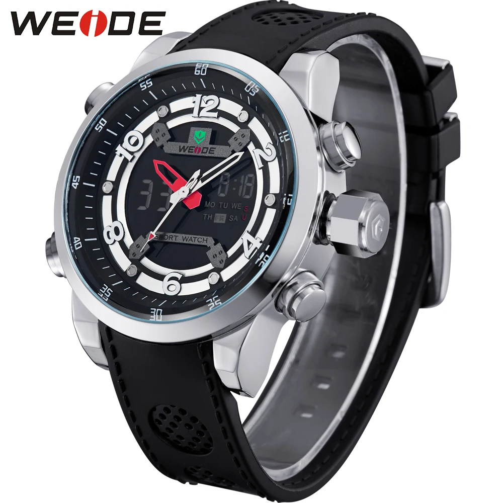 

WEIDE Sport Hot sales  Military Watches Japan QuartzDigital Display Waterproof Dive Fashion Men Sport Watch Masculino