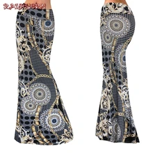 Raisvern Европейская Женская летняя Макси Бохо юбка длинная высокая тонкая талия тонкая сексуальная пляжная юбка фасона "Русалка" 3XL