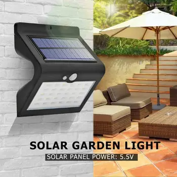 

20/30LED Solar Light Sensor Outdoor Waterproof Garden Home Yard Wall Lamp