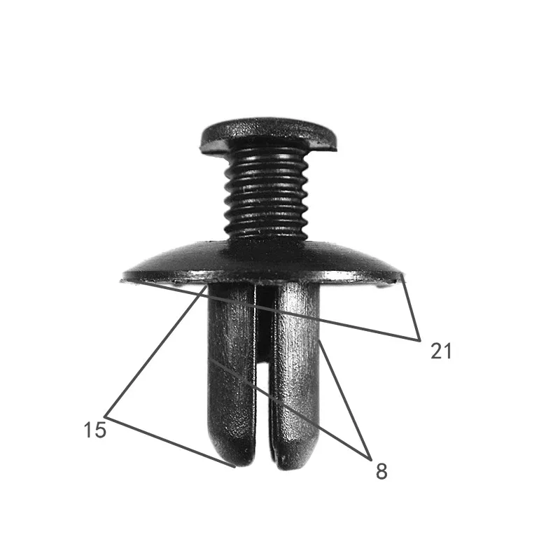 

car 8mm Universal type Screw Rivet Fastener Car Mudguard For Renault duster megane 2 logan renault clio accessories