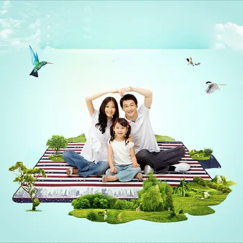 

2019 Four Seasons Multifunction Moistureproof Oversized Thicken Outdoor Camping Mat For Home Picnic Beach Yoga Camp Sleep Pads