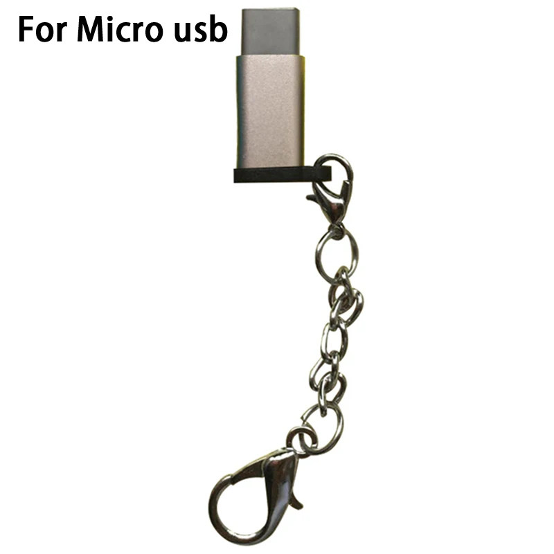 Металлический USB 3,1 type-C мужской разъем для Micro USB 2,0 5Pin Женский адаптер для передачи данных конвертер usb type C адаптер для планшета/телефона - Цвет: GD1