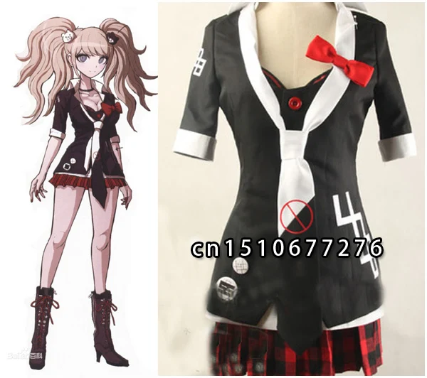 Костюм для косплея из аниме данганронпа полный комплект S M L|junko cosplay|cosplay costumejunko