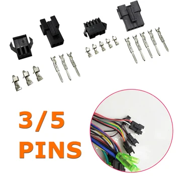 

3 sets 2/3/4/5 pin wire terminal connector for electric bike only 2.54mm Connector Plug Terminals bicycle parts