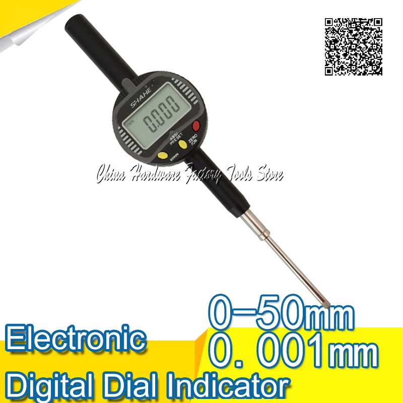 US $167.72 Free Shipping 0001mm 050 mm SANHE High Accuracy Electronic Digital micron indicator dial gauge 0001mm