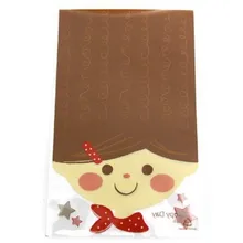 14*21 см,, 100 шт./лот мыло ручной работы упаковка мешок подарок/печенье сумки смайлик Запад точка сумка