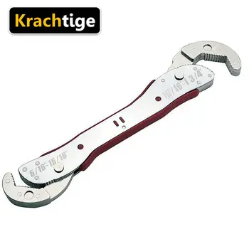 

Krachtige 9-45mm Double Head Magic Wrench Universal Adjustable Key Spanners Multitool For Hex Triangle Four Corners Nut Bolt