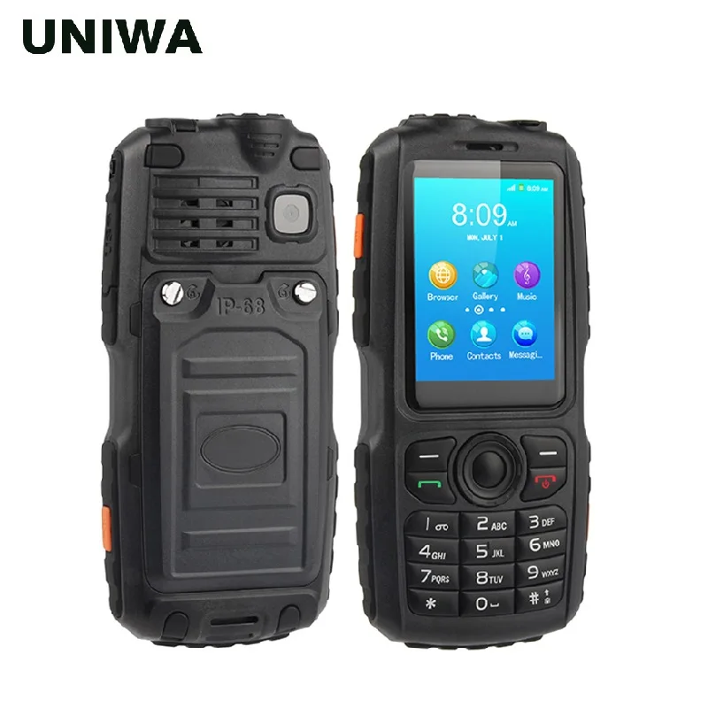 

UNIWA Alps A17 Mobile Phone Zello Walkie Talkie IP67 Waterproof MT6572 Android Smartphone 2G/3G WCDMA Dual SIM Standby CellPhone