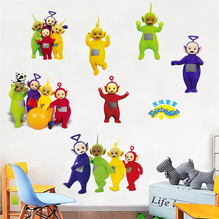 Teletubbies Removable Wall Stickers Decal Kids Decor Art Mural Poster Free Shipping D223 Wall Stickers Aliexpress