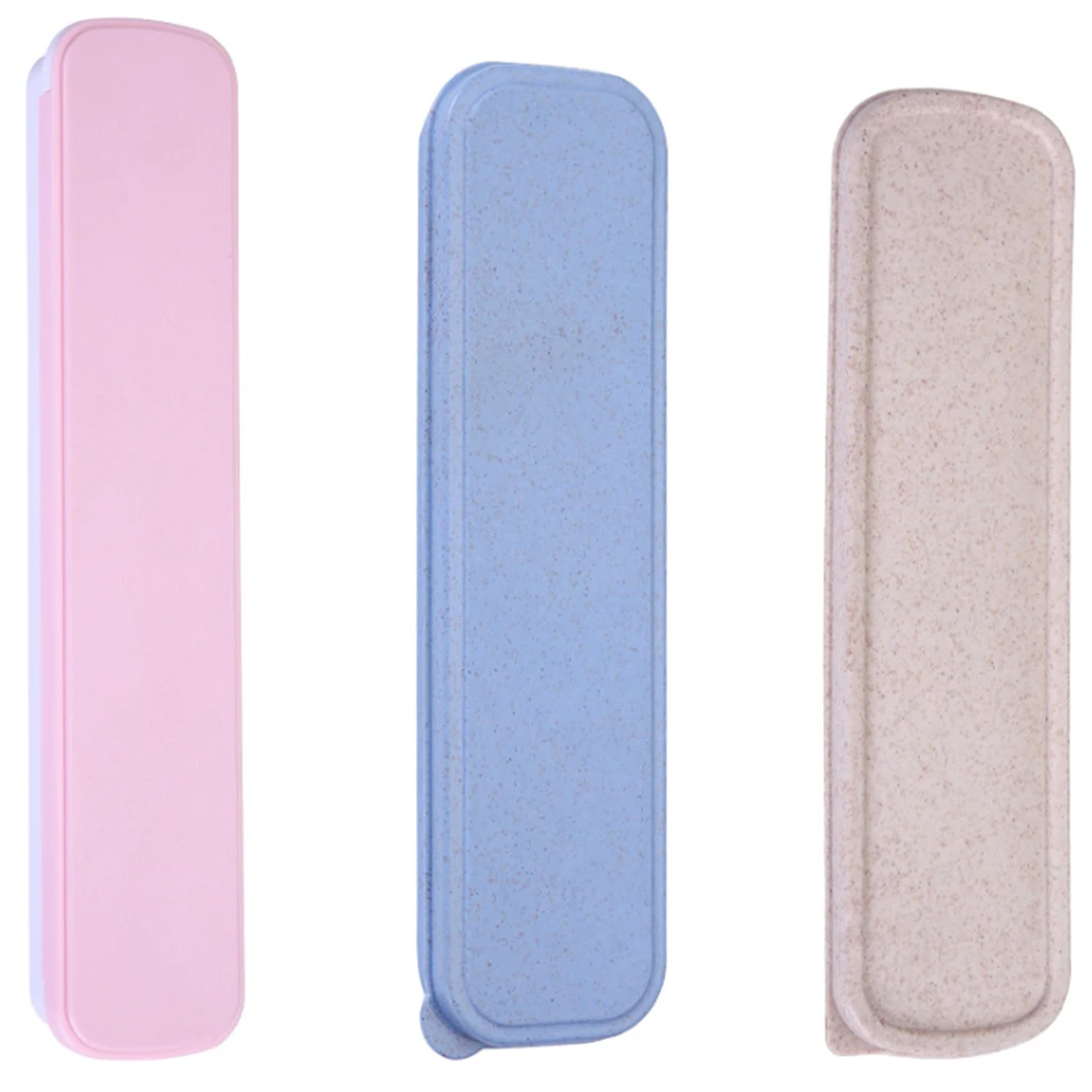 Food-Grade Plastic Tableware Storage Stylish Design Case Portable Travel Flatware Storage Box for Chopsticks Spoon Fork 