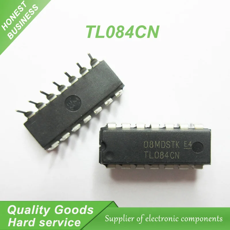 

10pcs free shipping TL084CN TL084 DIP-14 Operational Amplifiers - Op Amps JFET Input 100% New original