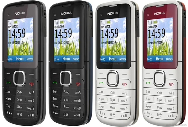 C1-01 Оригинальный разблокирована Nokia C1-01 мобильные телефоны GSM Бар Мобильный телефон один год гарантийного ремонта