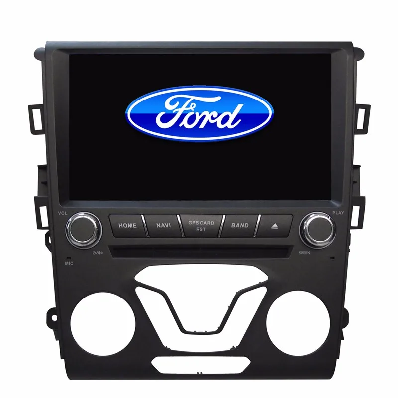 Excellent 9 inch Car DVD Player GPS Navigation For Ford Mondeo 2013 2014 2015 (2 A/C) Radio Map USB SD OBD DVR Steering wheel control 17