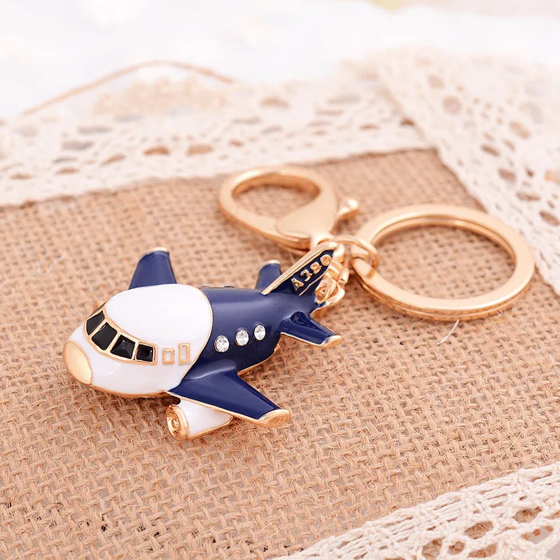 

RE 30pcs/lot Aircraft Plane Fighter Keychains Keyring Keyhold Wholesale